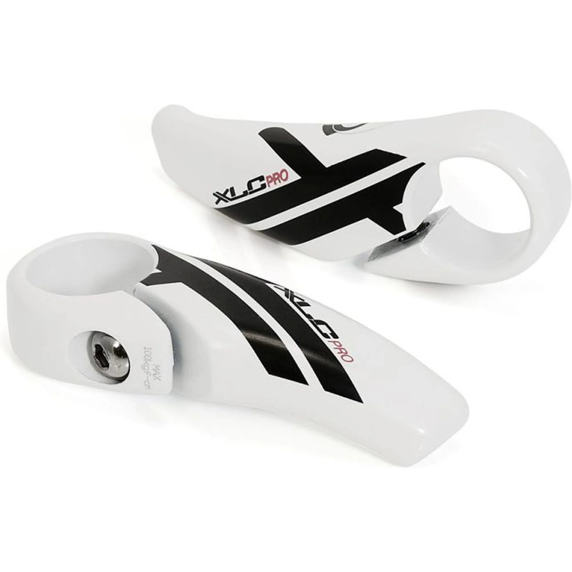 XLC Ergonomisches Aluminium-Fahrradbügelendstück BE-A14 Unisex, weiß, 83mm XLC Ergonomisches Aluminium-Fahrradbügelendstück BE-A14 Unisex, weiß, 83mm