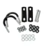 XLC Ersatz-Reparaturset für Vorderradgepäckträger lr-x02 lowrider lr-f02 Unisex, schwarz, TU