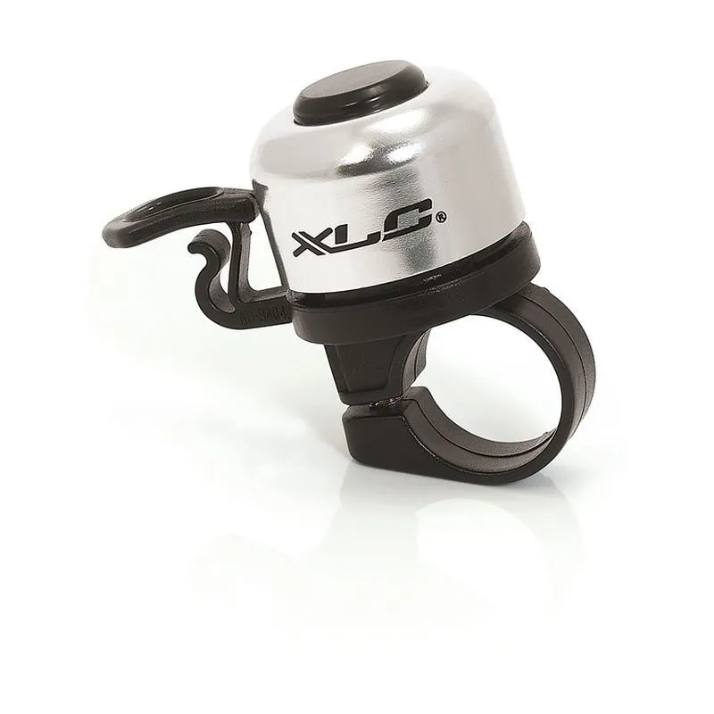 XLC Fahrradklingel aus Aluminium Dd-m06 Unisex, silber, 22.2mm XLC Fahrradklingel aus Aluminium Dd-m06 Unisex, silber, 22.2mm