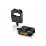 XLC Faltbare Pedale aus Kunststoff PD-F01 Unisex, schwarz, 99 x 80.5 x 28mm