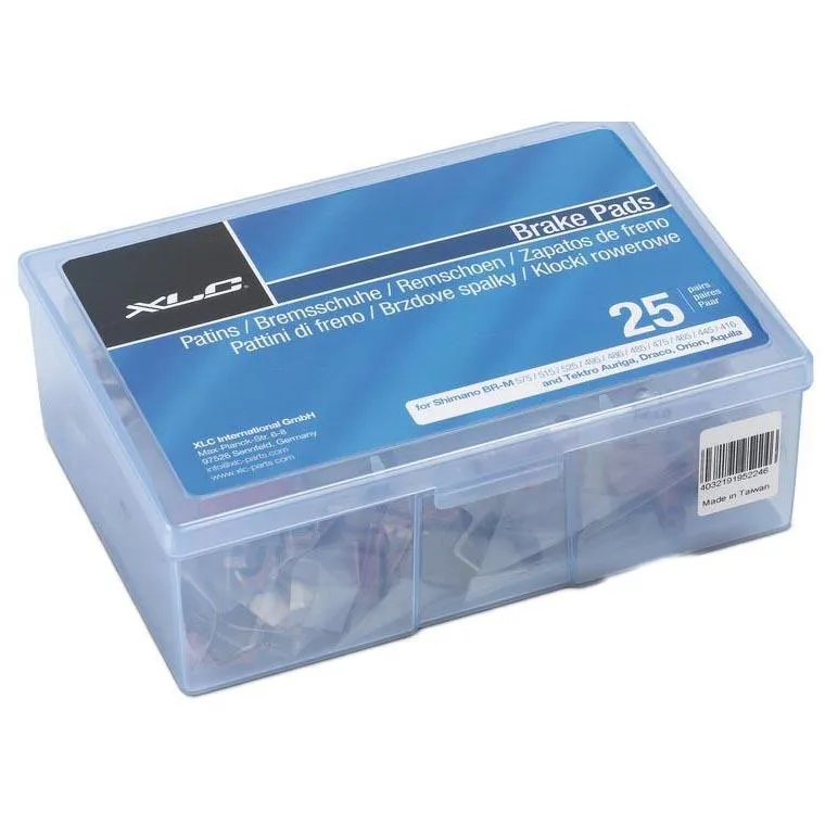 XLC Formula Mega One Scheibenbremsbeläge 25 Paare, Grey, One Size