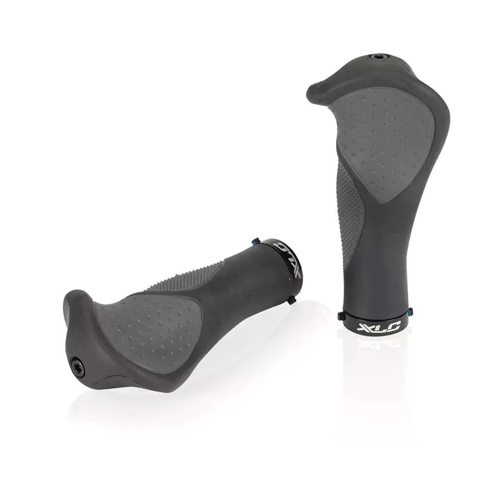 XLC Gr S22 Ergonomic Griffe, Black / grey, 135 / 92mm XLC Gr S22 Ergonomic Griffe, Black / grey, 135 / 92mm