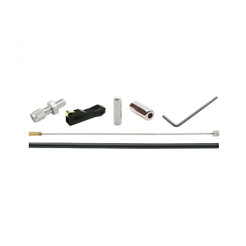 XLC Hinterer Umwerferzug mit doppeltem Anschluss und Ummantelung SH-X19 Sram Unisex, silber, Ø4 x 4 Ø1.1-1700/2250mm