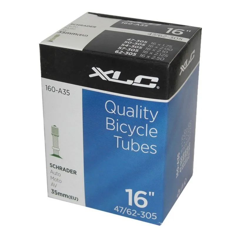 XLC Luftkammer Schraderventil 160-a 16x1.75-2.125 (47 / 62-305) Unisex, blau, 35mm XLC Luftkammer Schraderventil 160-a 16x1.75-2.125 (47 / 62-305) Unisex, blau, 35mm