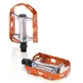 XLC Mtb Ultralight V Pd-m15 Pedale, Silver / orange, One Size
