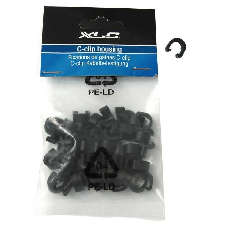 XLC Outer Wrapper Clip 50 Units Kabelführung, Black, One Size XLC Outer Wrapper Clip 50 Units Kabelführung, Black, One Size