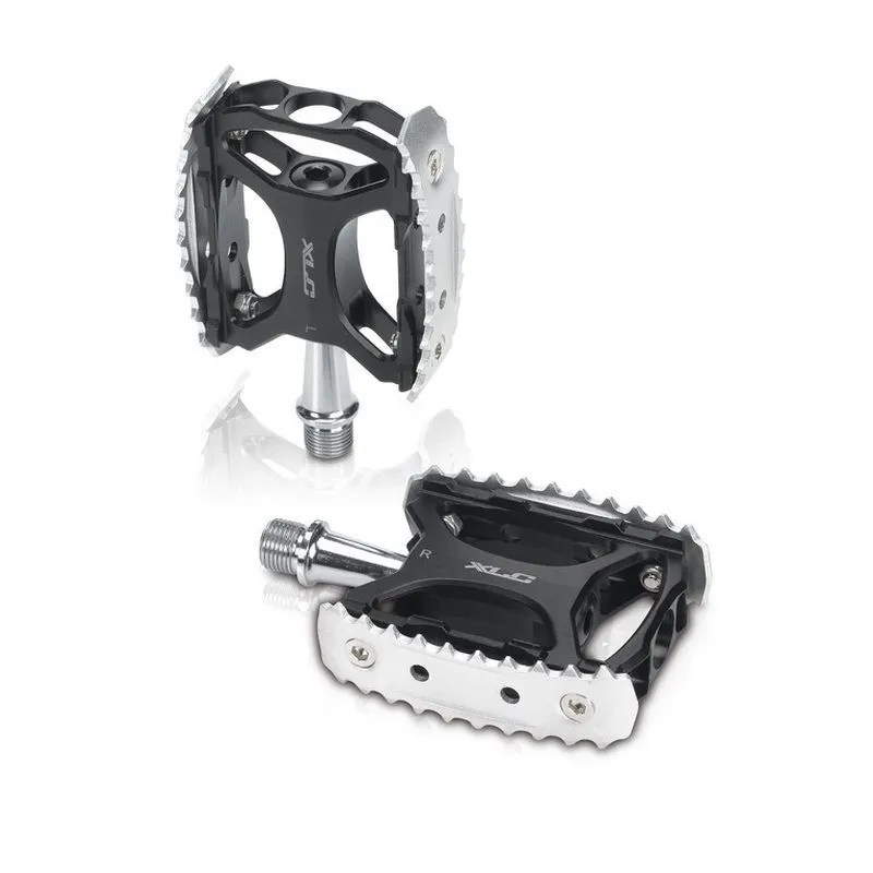 XLC Pedale aus Aluminium PD-M17 Trekking Unisex, schwarz, 104 x 80mm