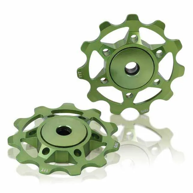 XLC Pu A02 Rear Fahrrad-schaltröllchensatz, Limegreen, One Size XLC Pu A02 Rear Fahrrad-schaltröllchensatz, Limegreen, One Size