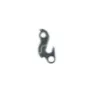 XLC Rechtes hinteres Ausfallende aus Aluminium DO-A12 Unisex, silber, TU