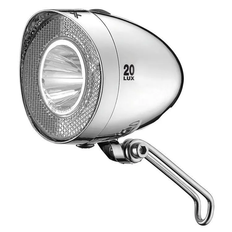XLC Retro Cl-f20 Frontlicht, Chrome, One Size XLC Retro Cl-f20 Frontlicht, Chrome, One Size