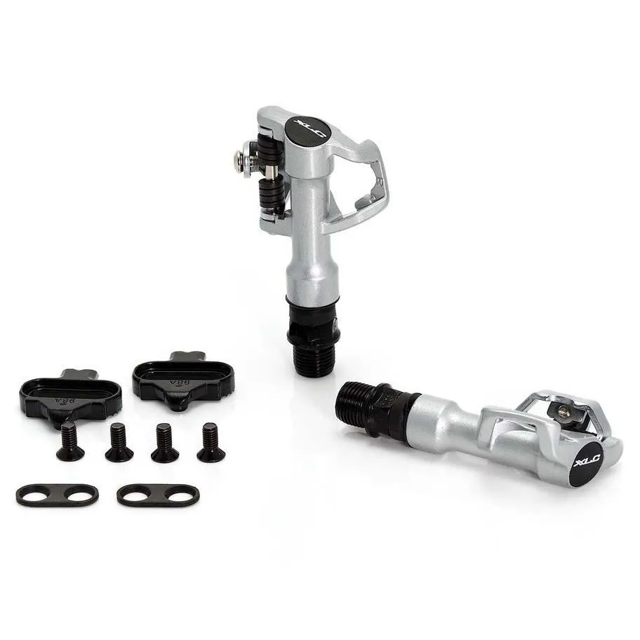 XLC Road System Pd-s05 Pedale, Black / silver, One Size XLC Road System Pd-s05 Pedale, Black / silver, One Size