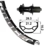 XLC Rodi Black Rock Evo 26´´ 6b Disc Mtb Hinterrad