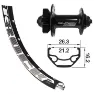 XLC Rodi Black Rock Evo 27.5´´ 6b Disc Mtb Vorderrad, Black, 5 x 100mm