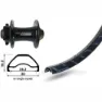 XLC Rodi Ready 25 Evo 27.5´´ 6b Disc Mtb Vorderrad, Black, 15 x 100mm