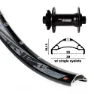 XLC Rodi Tryp 35 Evo 27.5´´ 6b Disc Mtb Vorderrad, Black, 15 x 110mm