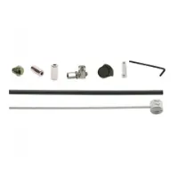 XLC Rollbremszug-Kit mit Ummantelung br-x94 2350 Unisex XLC Rollbremszug-Kit mit Ummantelung br-x94 2350 Unisex