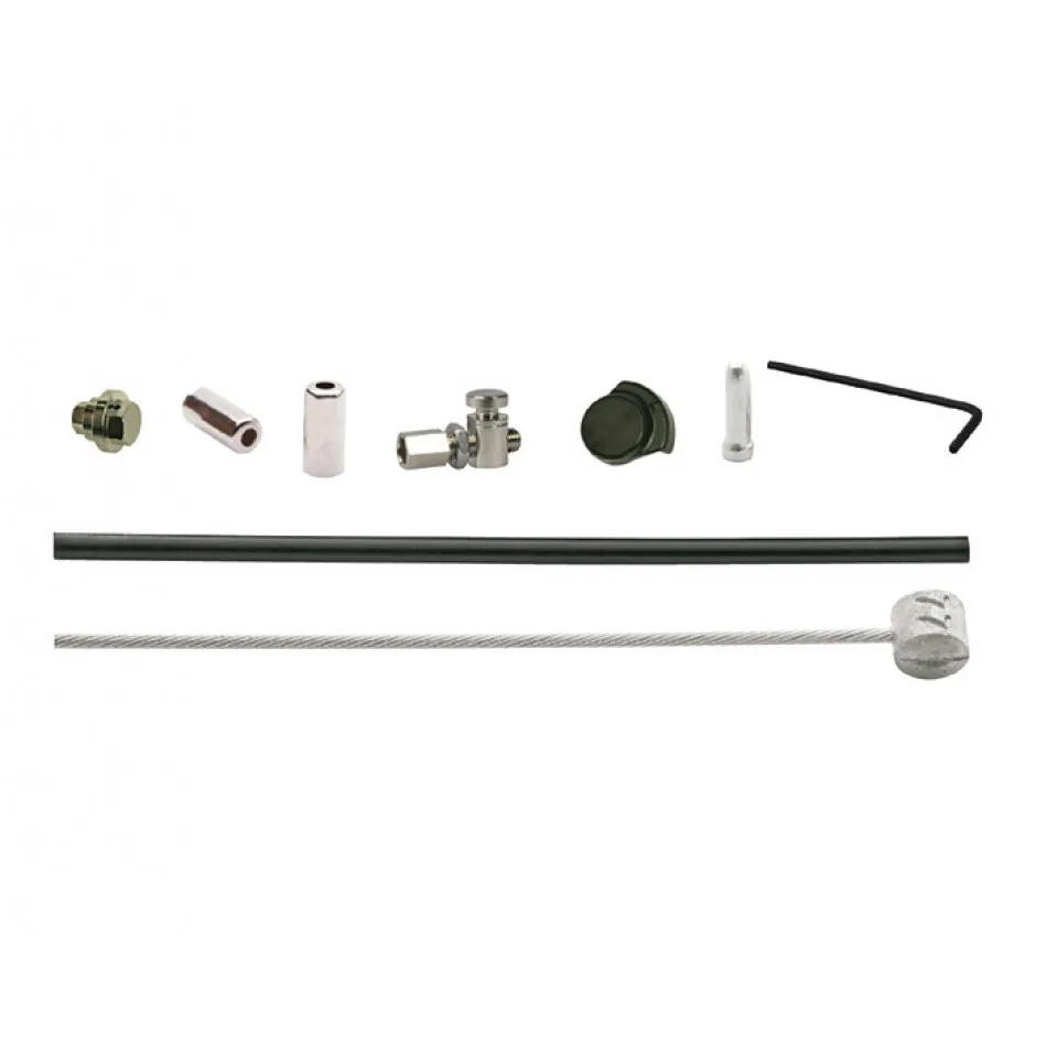 XLC Rollbremszug-Kit mit Ummantelung br-x94 2350 Unisex, schwarz, TU