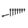 XLC Sätze Adapterschrauben Standardkopf BR-X75 Flat Mount (x2) Unisex, schwarz, TU