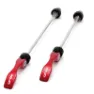 XLC Schnellspanner-Set Vorder-/Hinterrad Aluminium/Chromo QR-l02 Unisex, schwarz, TU