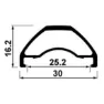 XLC Ta-15 Rodi Ready 29´´ Boost 6b Disc Mtb Vorderrad, Black, 15 x 110mm