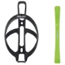 XLC Tyre Lever Flaschenhalter, Black / green, One Size