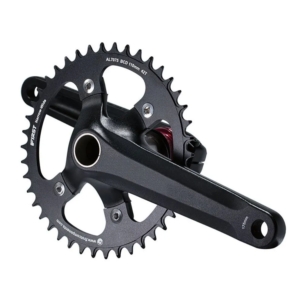 XON Gravel 1s Integrated Bolt Kurbelgarnitur, Black, 172.5mm, 40t XON Gravel 1s Integrated Bolt Kurbelgarnitur, Black, 172.5mm, 40t