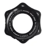 XON Pivot Cl 15/20 Mm Bremsscheibenadapter Für Fahrrad, Black, One Size