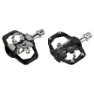 Xpedo Doppelte Funktion Kompatibel Mit Shimano Spd Pedale, Black, One Size