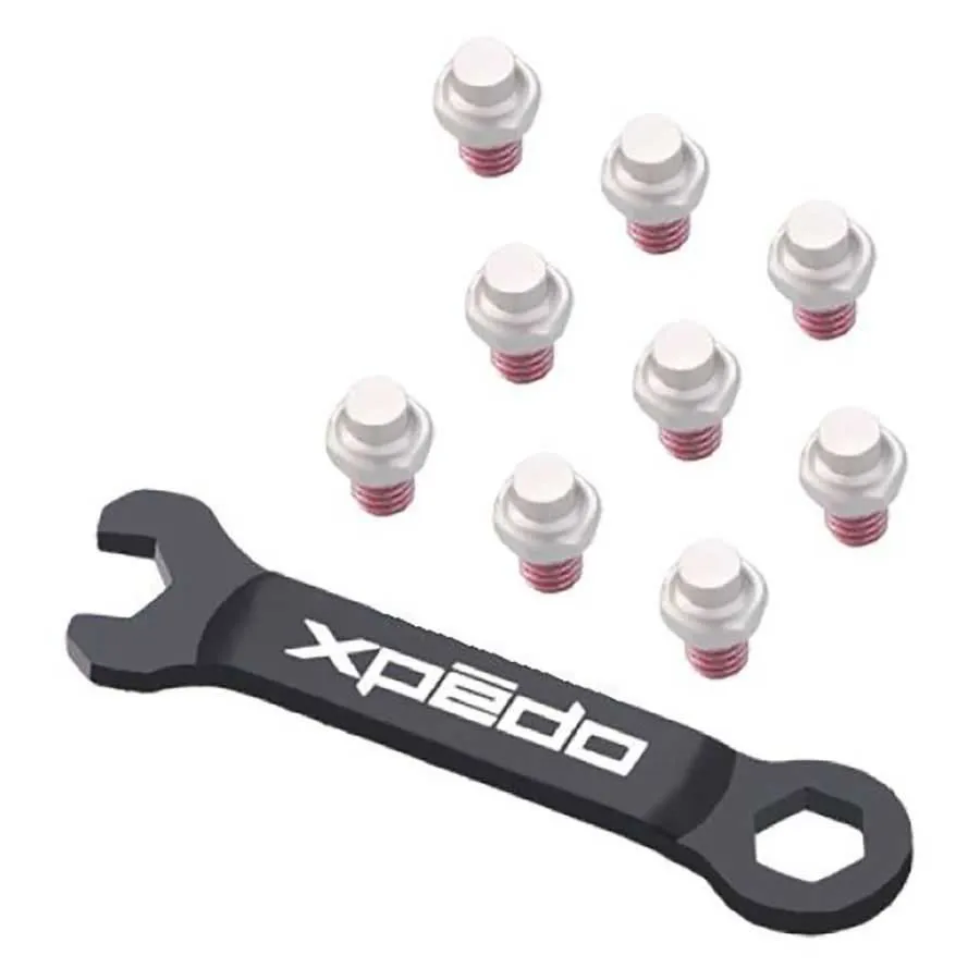 Xpedo Mx Force Pedalbolzen, Silver, One Size