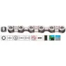 YABAN Kette 126 Unisex, silber, 9sp