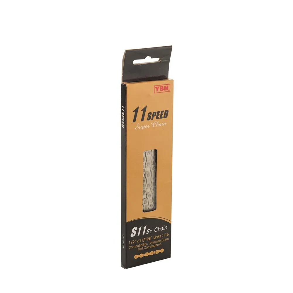 YABAN S11s2 11s Kette, Silver, 128 Links YABAN S11s2 11s Kette, Silver, 128 Links