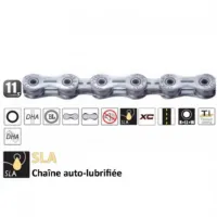 YABAN Selbstschmierende Fahrradkette 11V (907) Unisex
