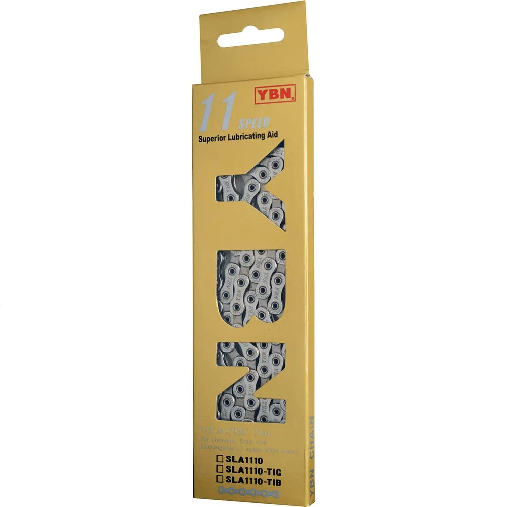 YABAN Sla-1110 11s Kette, Silver, 116 Links YABAN Sla-1110 11s Kette, Silver, 116 Links