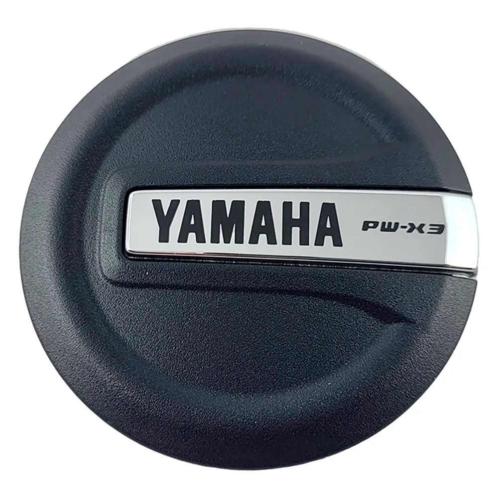 Yamaha Pw-x3 Logo-cover, Black / chrome, One Size