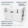 Yeti Tundra 105l Steife Tragbare Kühlbox, White, One Size