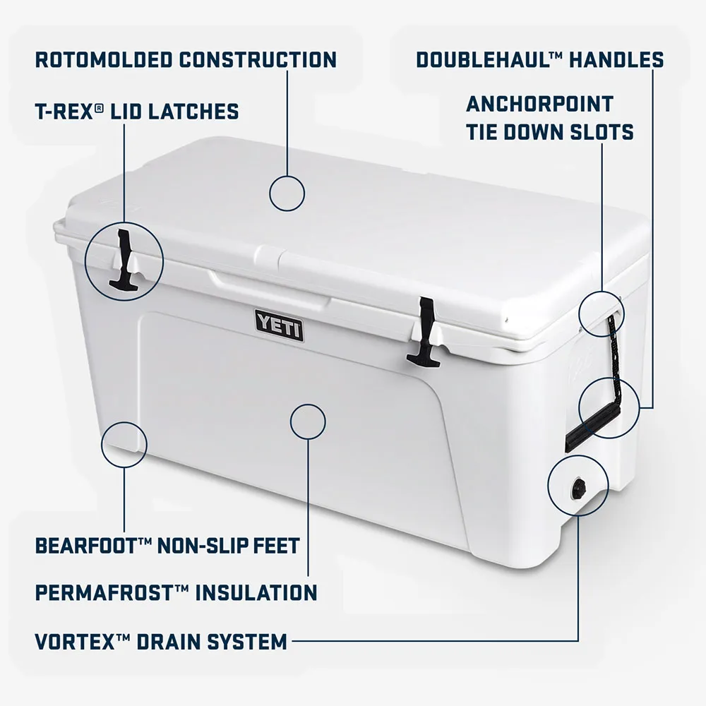 Yeti Tundra 125l Steife Tragbare Kühlbox, White, One Size Yeti Tundra 125l Steife Tragbare Kühlbox, White, One Size