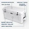 Yeti Tundra 125l Steife Tragbare Kühlbox, White, One Size