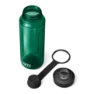 Yeti Yonder 34 OZ 1 L Trinkflasche With Tether Mütze, Schwarz forest green