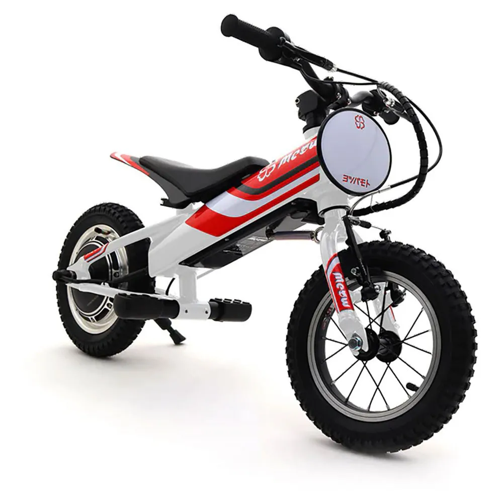 Yotsuba Moto Meow 12 With Stickers Kit Red/blue Elektrisches Motorrad, White / red / blue, One Size Yotsuba Moto Meow 12 With Stickers Kit Red/blue Elektrisches Motorrad, White / red / blue, One Size