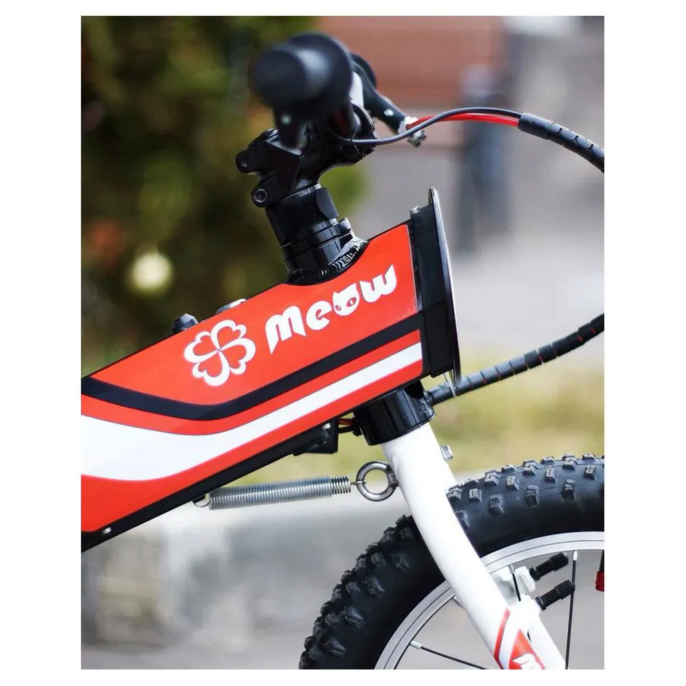 Yotsuba Moto Meow 12 With Stickers Kit Red/blue Elektrisches Motorrad, White / red / blue, One Size Yotsuba Moto Meow 12 With Stickers Kit Red/blue Elektrisches Motorrad, White / red / blue, One Size
