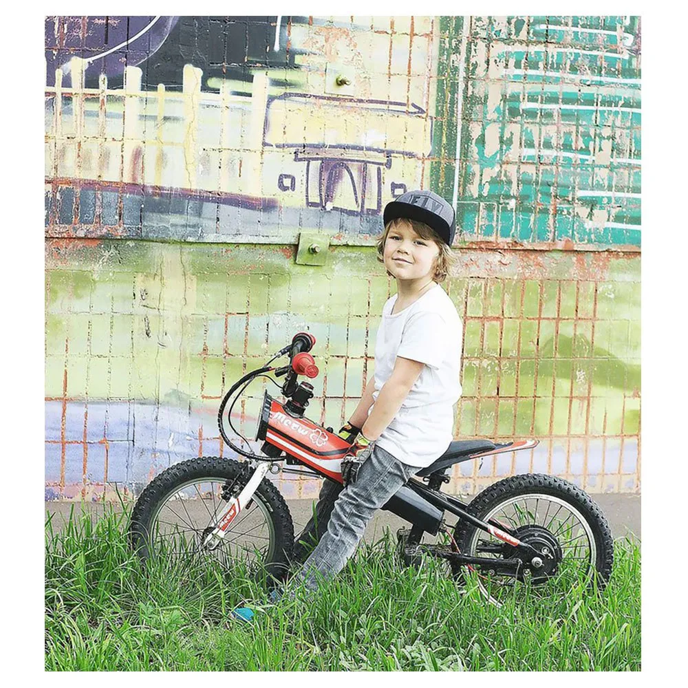 Yotsuba Moto Meow 12 With Stickers Kit Red/blue Elektrisches Motorrad, White / red / blue, One Size Yotsuba Moto Meow 12 With Stickers Kit Red/blue Elektrisches Motorrad, White / red / blue, One Size