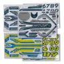 Yotsuba Moto Wau-aufkleber-set, Multi, One Size