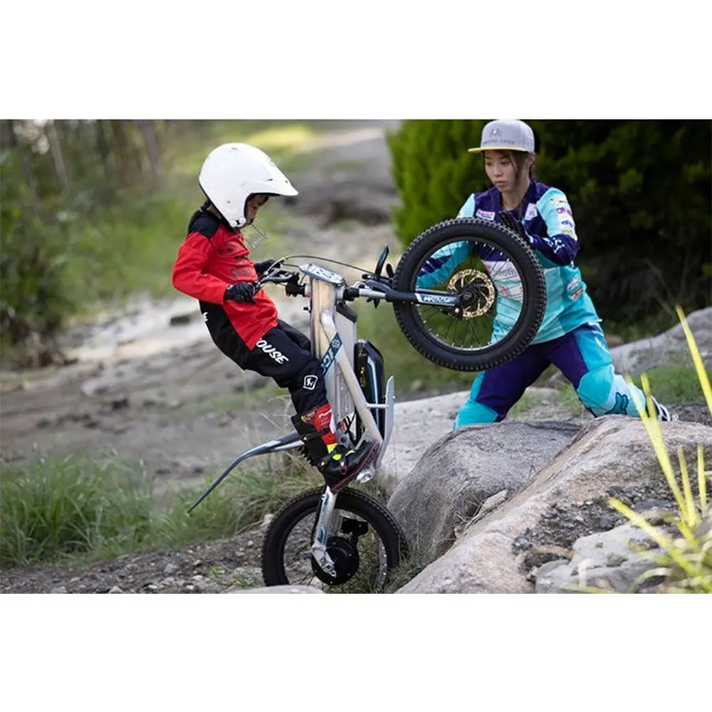 Yotsuba Moto Woof 20 Motocross/trial Elektromotorrad, Silver / blue / yellow, One Size Yotsuba Moto Woof 20 Motocross/trial Elektromotorrad, Silver / blue / yellow, One Size