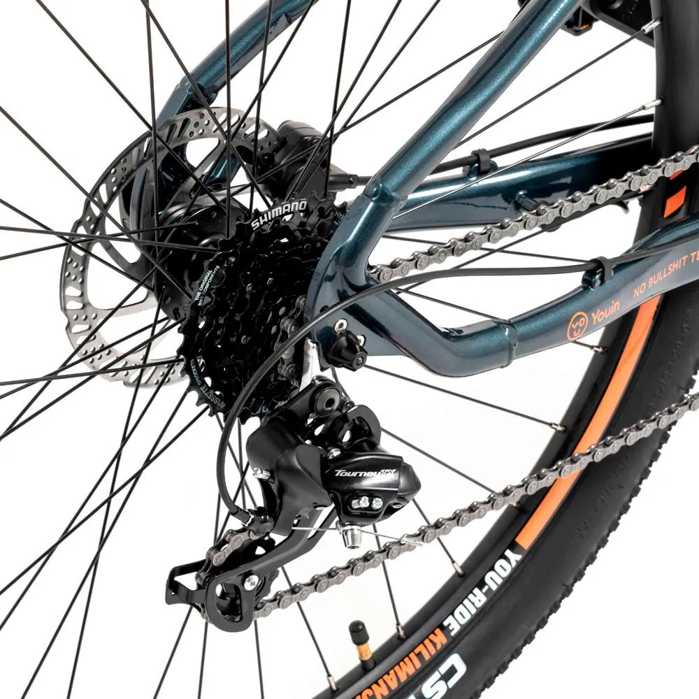 Youin Kilimanjaro 29´´ Elektrische Mountainbike, Black / orange, M, 540Wh Youin Kilimanjaro 29´´ Elektrische Mountainbike, Black / orange, M, 540Wh