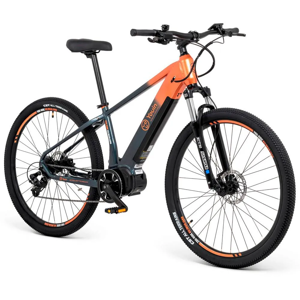 Youin Kilimanjaro 29´´ Elektrische Mountainbike, Black / orange, M, 540Wh Youin Kilimanjaro 29´´ Elektrische Mountainbike, Black / orange, M, 540Wh