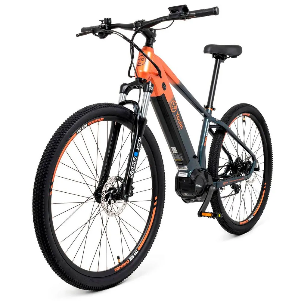 Youin Kilimanjaro 29´´ Elektrische Mountainbike, Black / orange, M, 540Wh Youin Kilimanjaro 29´´ Elektrische Mountainbike, Black / orange, M, 540Wh