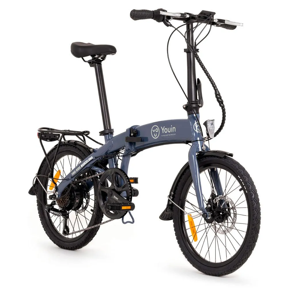 Youin You-ride Barcelona Faltbares Elektrofahrrad, Blue, One Size, 250Wh