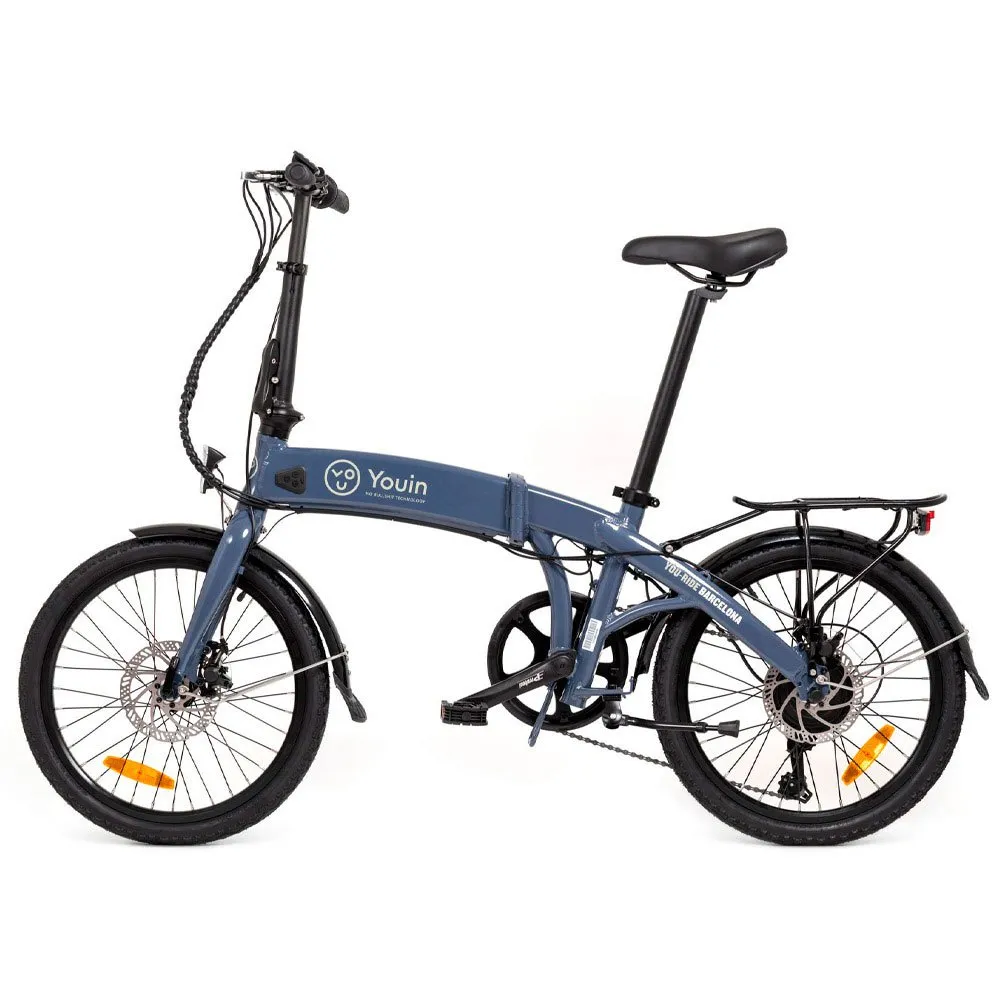 Youin You-ride Barcelona Faltbares Elektrofahrrad, Blue, One Size, 250Wh