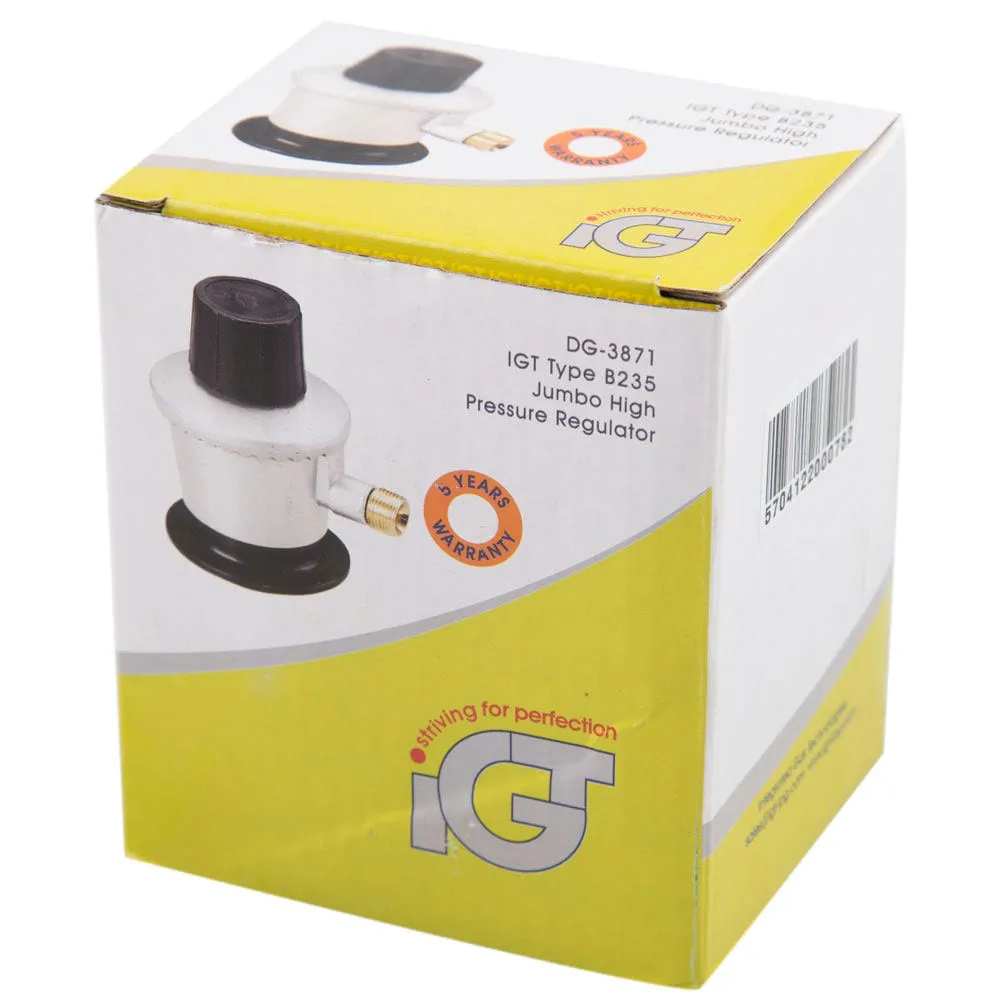 Yregas 4kg/h 2 Bar En-12864 Gasregler, Black / steel, One Size Yregas 4kg/h 2 Bar En-12864 Gasregler, Black / steel, One Size