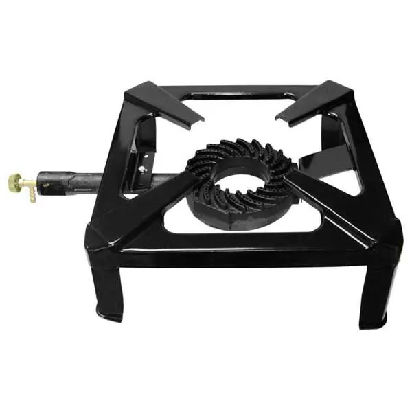 Yregas Gusseisenbrenner 4 Beine, Black, One Size Yregas Gusseisenbrenner 4 Beine, Black, One Size